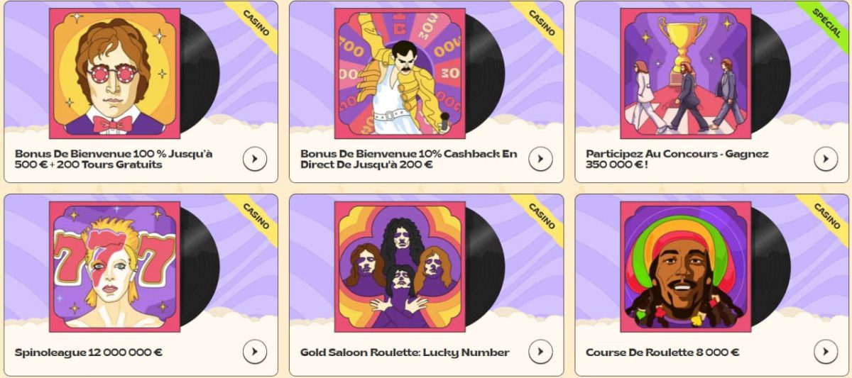 Vinyl Casino : bonus 500 € et conditions réelles image 1
